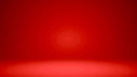 3D illustration. Luxury red Studio background with gradient for layout and presentation.の写真素材