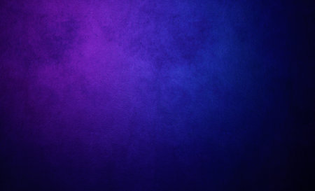 Graphic background of neon colorful wall lit in beige purple-blue tones. Gradient color design transition templateの写真素材