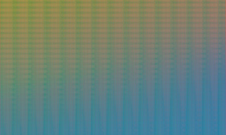 Modern digital LED screen overlay. Abstract smooth yellow blue color tone gradient transition design with circle dots. Copy space digital bannerの写真素材