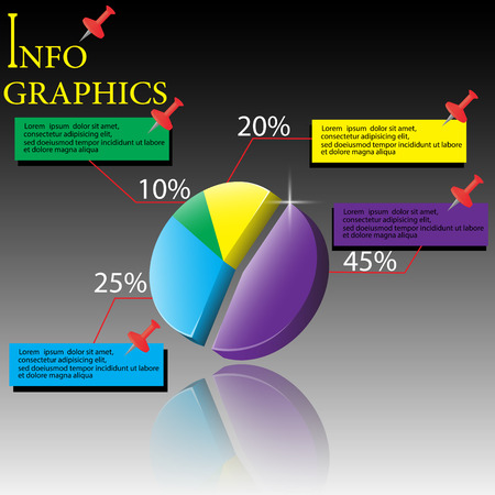 elements of infographics vector designのイラスト素材