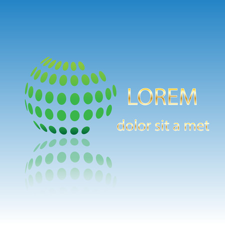 3d logo abstractのイラスト素材