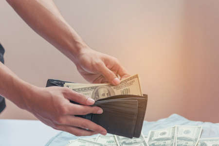 Business partner team meeting working together on office desk. Group of people diversity multiethnic teamwork collaboration communication. Business people team meeting together in conference room.の写真素材