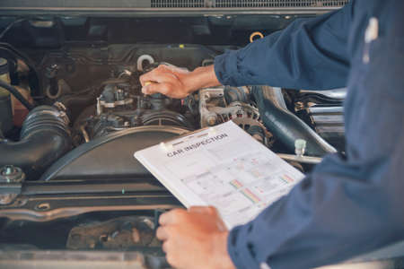 Mechanic Car Service in automobile garage auto car and vehicles service mechanical engineering....