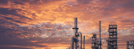 Engineering shipping crane depot at logistic export terminal control. Warehouse freight background container yard loading quayside harbor port. Logistics seascape shipping portal conceptの写真素材