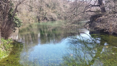Saint Naum Monastery River Ohrid Macedonia FYROMの写真素材