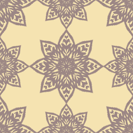 Intricate Floral Pattern embroidery symbol repeatの写真素材