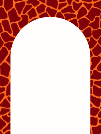 Set of cards with skin animal Giraffe minimal cute simple design template for greetings card, invitation, frame border giftの写真素材