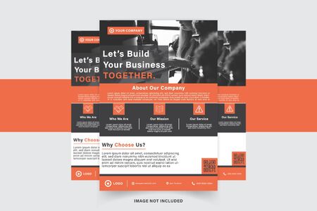 Business flyer templateのイラスト素材