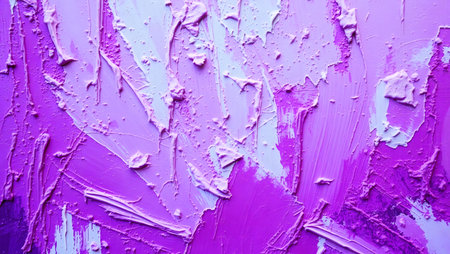 Purple paint on a wall as an abstract background. Texture.の素材