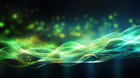 Abstract futuristic wallpaper illustration Data transfer technology concept. generative ai illustrationの素材