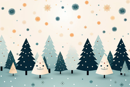 christmas and winter season simple patterns background. generative aiの素材
