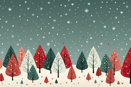 christmas and winter season simple patterns background. generative aiの素材