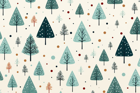 christmas and winter season simple patterns background. generative aiの素材