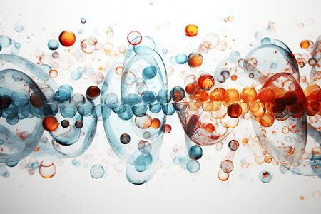 futuristic food protein sequences dna sequences. generative aiの素材