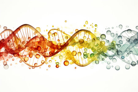 futuristic food protein sequences dna sequences. generative aiの素材