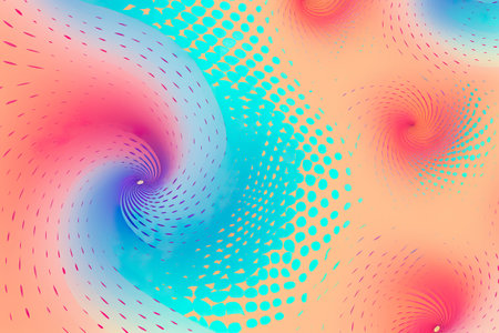 spiral pattern with in the style of surrealistic dreams. generative aiの素材