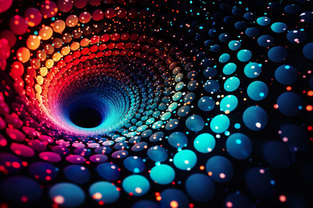 spiral pattern with in the style of surrealistic dreams. generative aiの素材