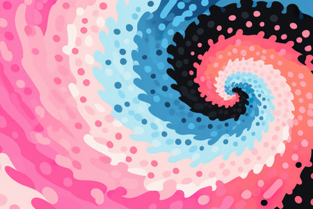 spiral pattern with in the style of surrealistic dreams. generative aiの素材