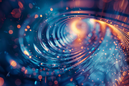 A slide background for showcasing digital and creative content. generative aiの素材