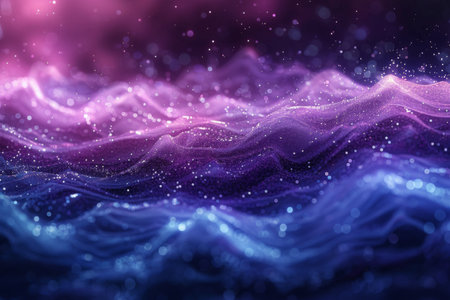 A slide background for showcasing digital and creative content. generative aiの素材