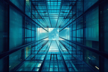 A high resolution image of a geometric abstract backgroundの素材