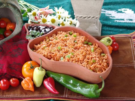 Mexican riceの写真素材