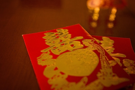 Red weddingの写真素材