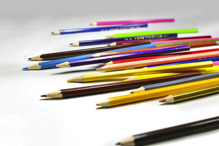 Colored lead pencils, launch, divergence, creative, designのeditorial素材