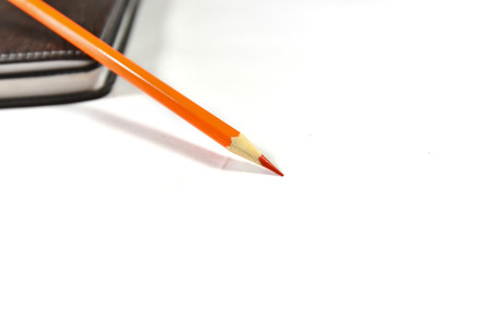 Blank book copy space desk coverの写真素材