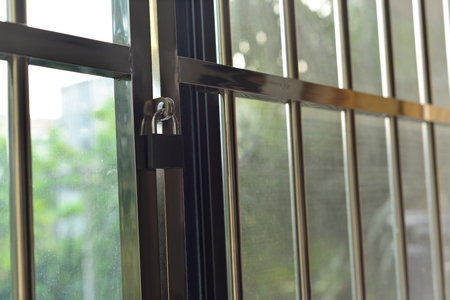 Lock the windowの写真素材