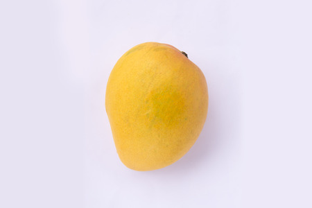 Mango isolated in whiteの写真素材