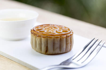 Chinese Traditional Festival Mid Autumn Festival moon cakeの写真素材