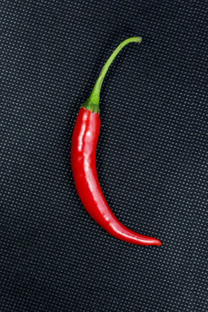A close-up of a red pepperの写真素材