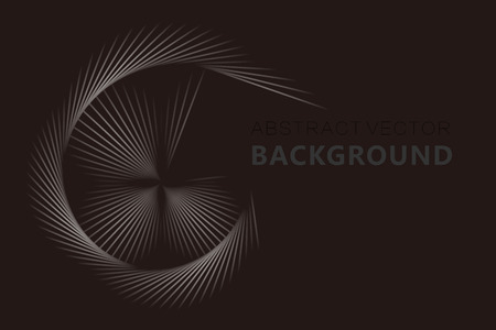 Black abstract spiralのイラスト素材