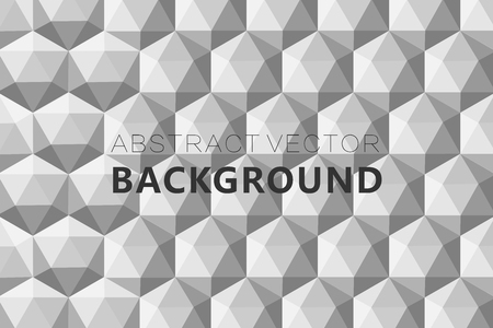 abstract Gray background, low poly textured triangle shapes in random pattern, trendy lowpoly backgroundのイラスト素材