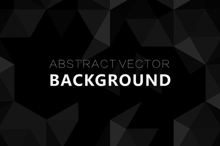 Black Background with Triangle Patternのイラスト素材