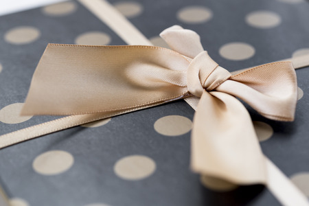 gift box with the ribbonの写真素材