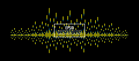 Dot and line consisting of radial abstract graphicsのイラスト素材