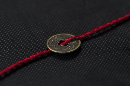 A copper coinの写真素材