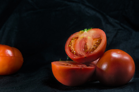 Healthy tomatoesの写真素材
