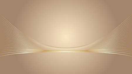 Abstract gold wavy light abstract texture texture background. Gold gradient abstract background with place for your text. Vector illustration.のイラスト素材