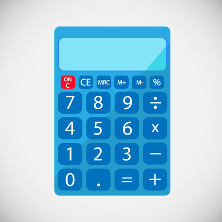 calculator vector illustrationのイラスト素材