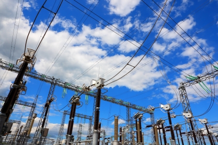 Electric substationのeditorial素材