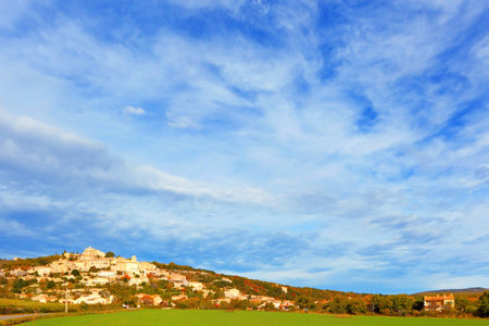 Small town in Provence  Franceの写真素材