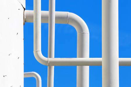 Gas pipeline Industrial chemical factoryの写真素材
