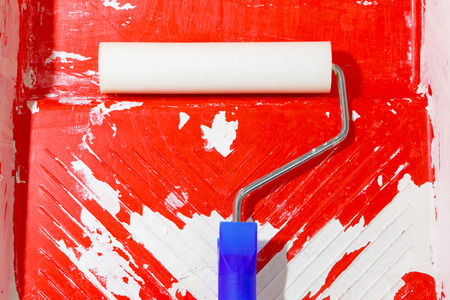 Painting rollerの写真素材