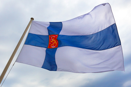 Flag of Finland.の写真素材