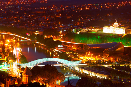 Night Tbilisi. Georgia.