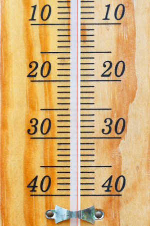 Thermometer scale. Measurement and weather forecast.