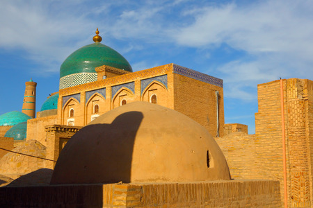 Ichang-Kala, Khiva, Uzbekistan. Old city.の写真素材